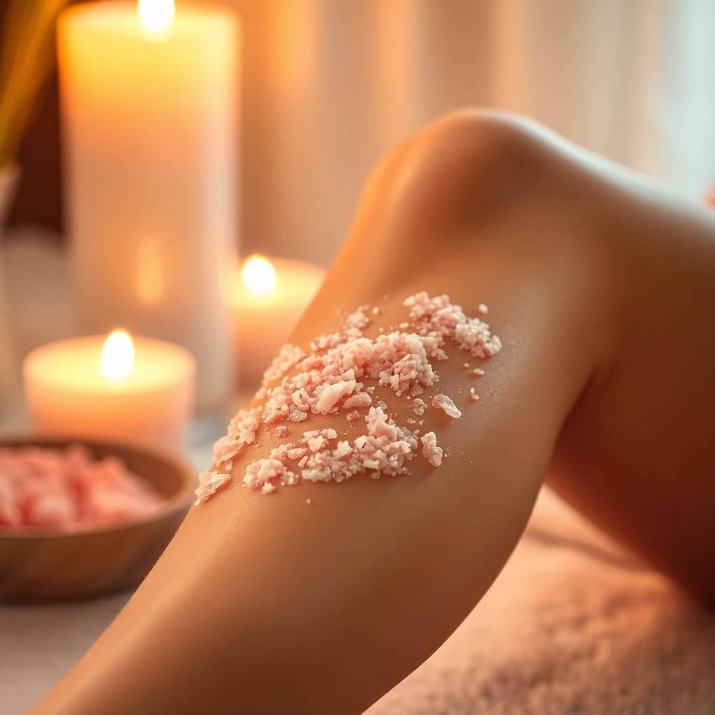 Sea salt scrub