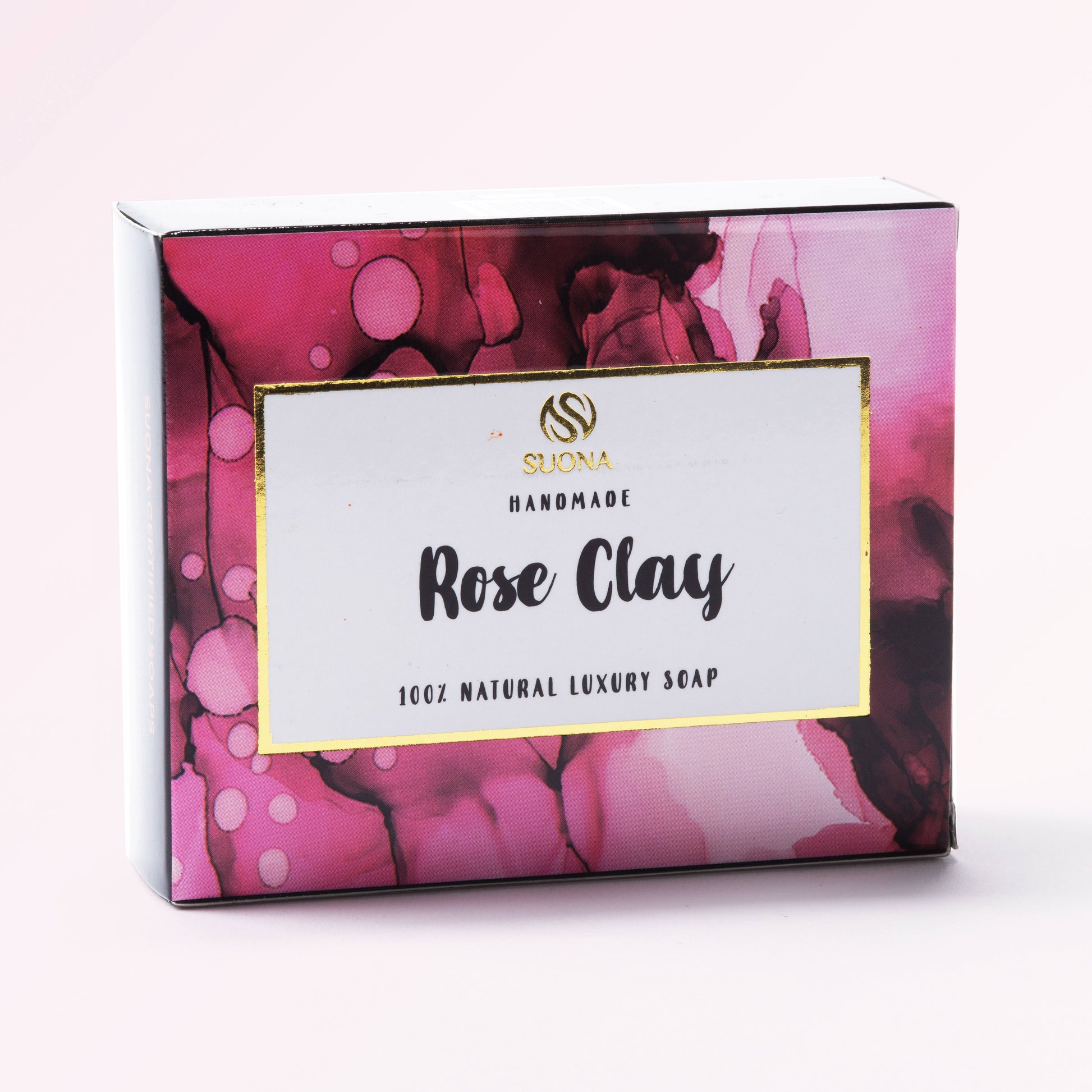 Rose Clay Soap, Rose  Clay Luxury Soap, Rose  Soap, Suona  Rose  Soap